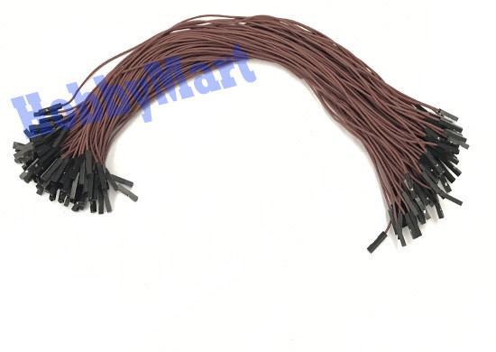 Jumper DuPont 2.54mm 1-Pin Female to Female with wire – Arduino Breadboard 100pc