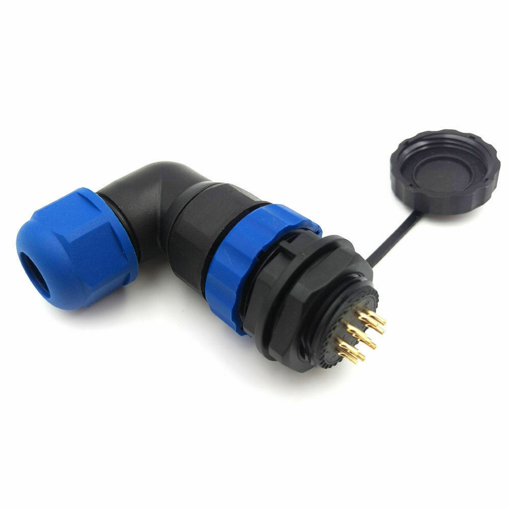 SD20 9 Pin Circular Cable Connector Plug Socket Panel Mount Waterproof Connector