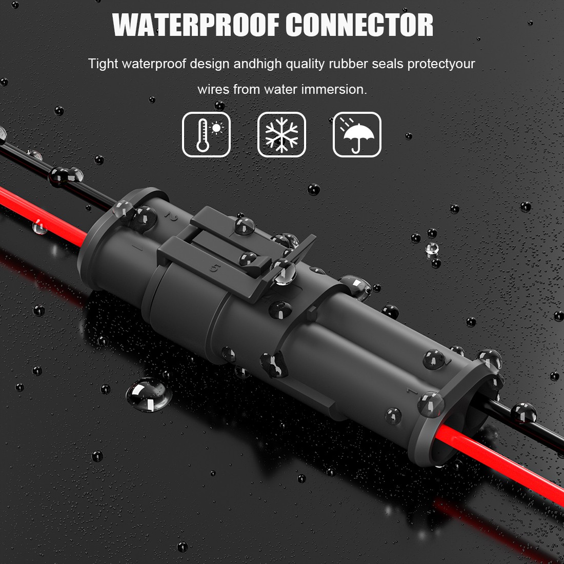 10sets Waterproof Electrical Connector Plug Car 2/3/4Pin Male & Female Wire