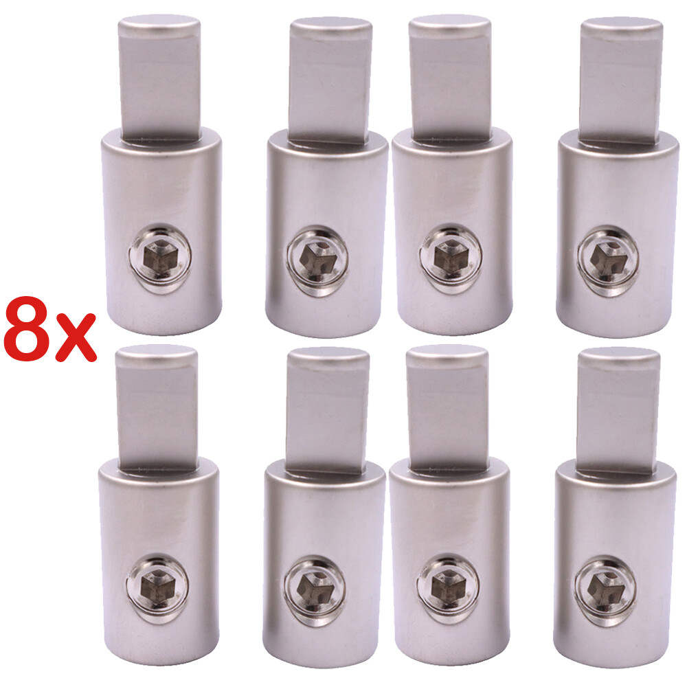 8pcs 1/0 Gauge To 0 Gauge Car Stereo Audio Amp Power/Ground Input Wire Reducer