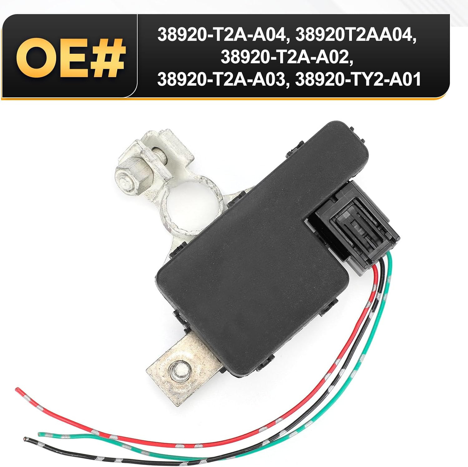 38920-T2A-A04 Car Battery Sensor Battery Terminal with Pigtail Connector