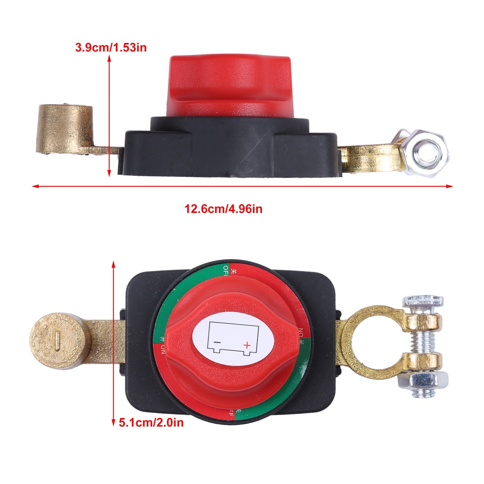 12-48V Battery Power Cut Master Switch Disconnect Isolator On-Off Marine Car RV
