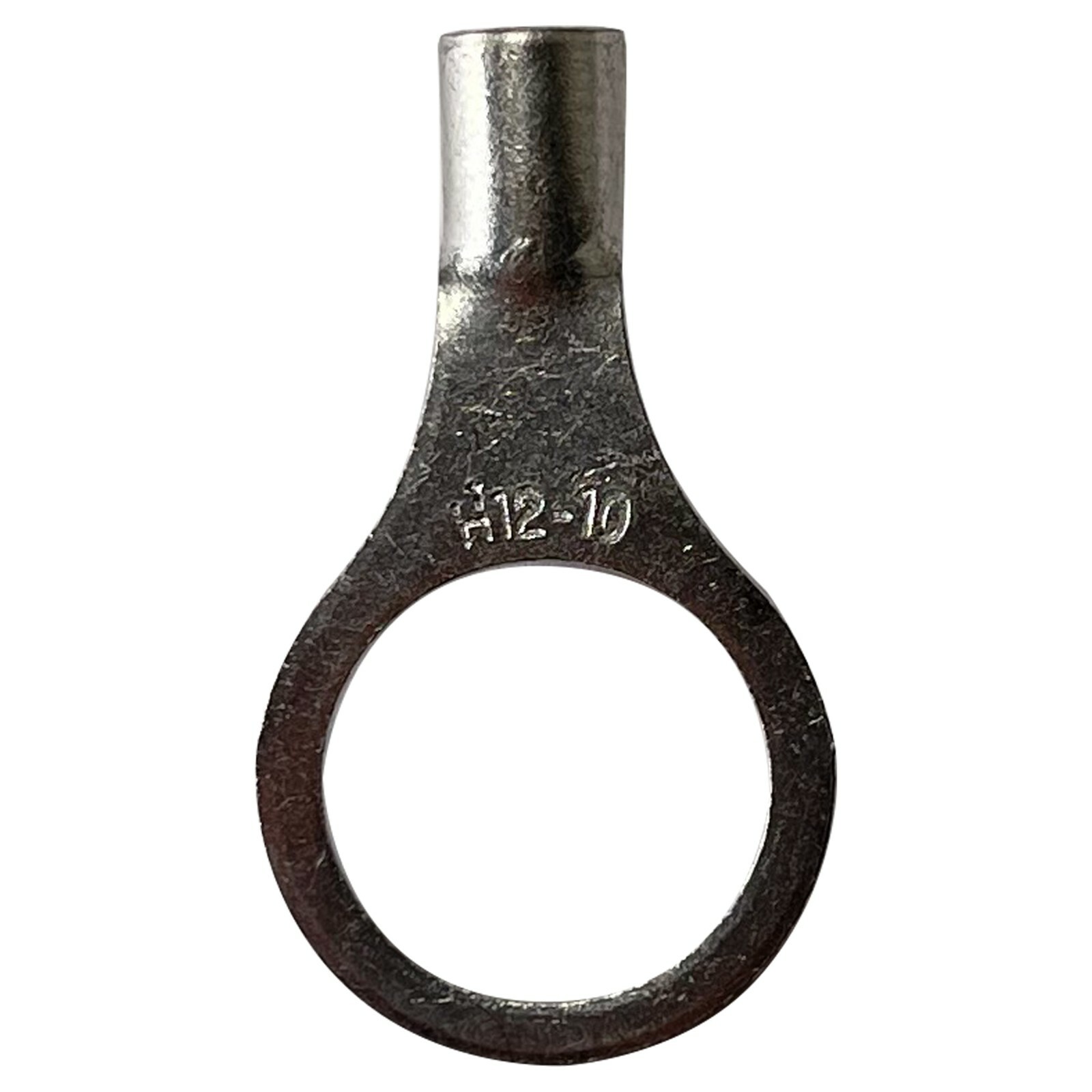 100 Pcs Non-Insulated Ring Connector 12-10 Gauge 1/2″ Stud Wire Connector – USA