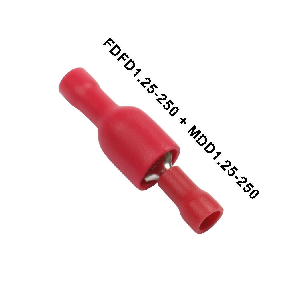 50Pairs Insulated Electrical Connector Male Female KitWire Cable Terminal Crimp