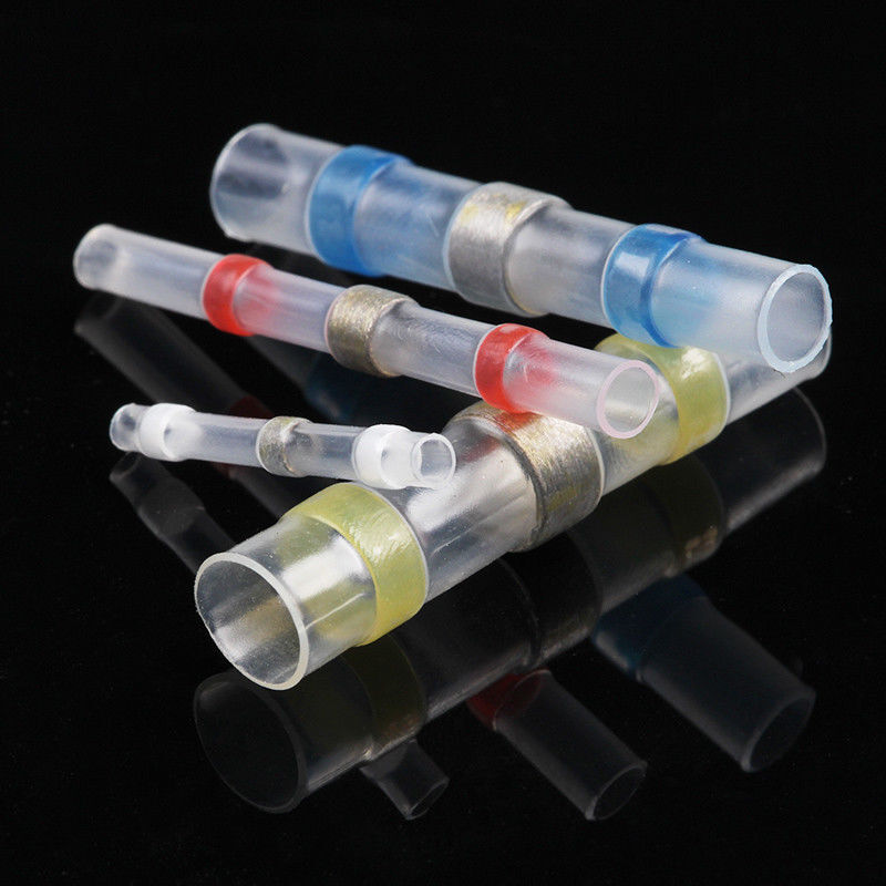 500/100PCS Waterproof Solder Seal Sleeve Heat Shrink Butt Wire Connectors KIT