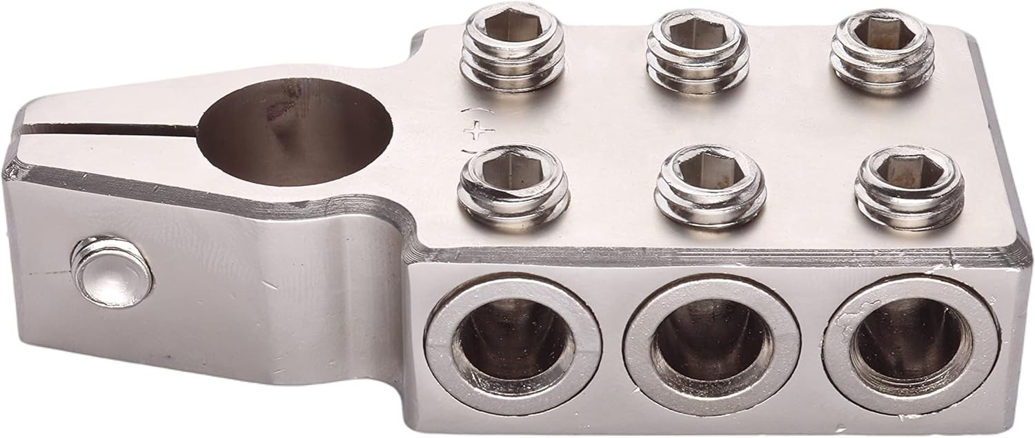 Vgate 6×1/0 Gauge AWG Lead-Acid Battery Terminals Clamp-Positive and Negative