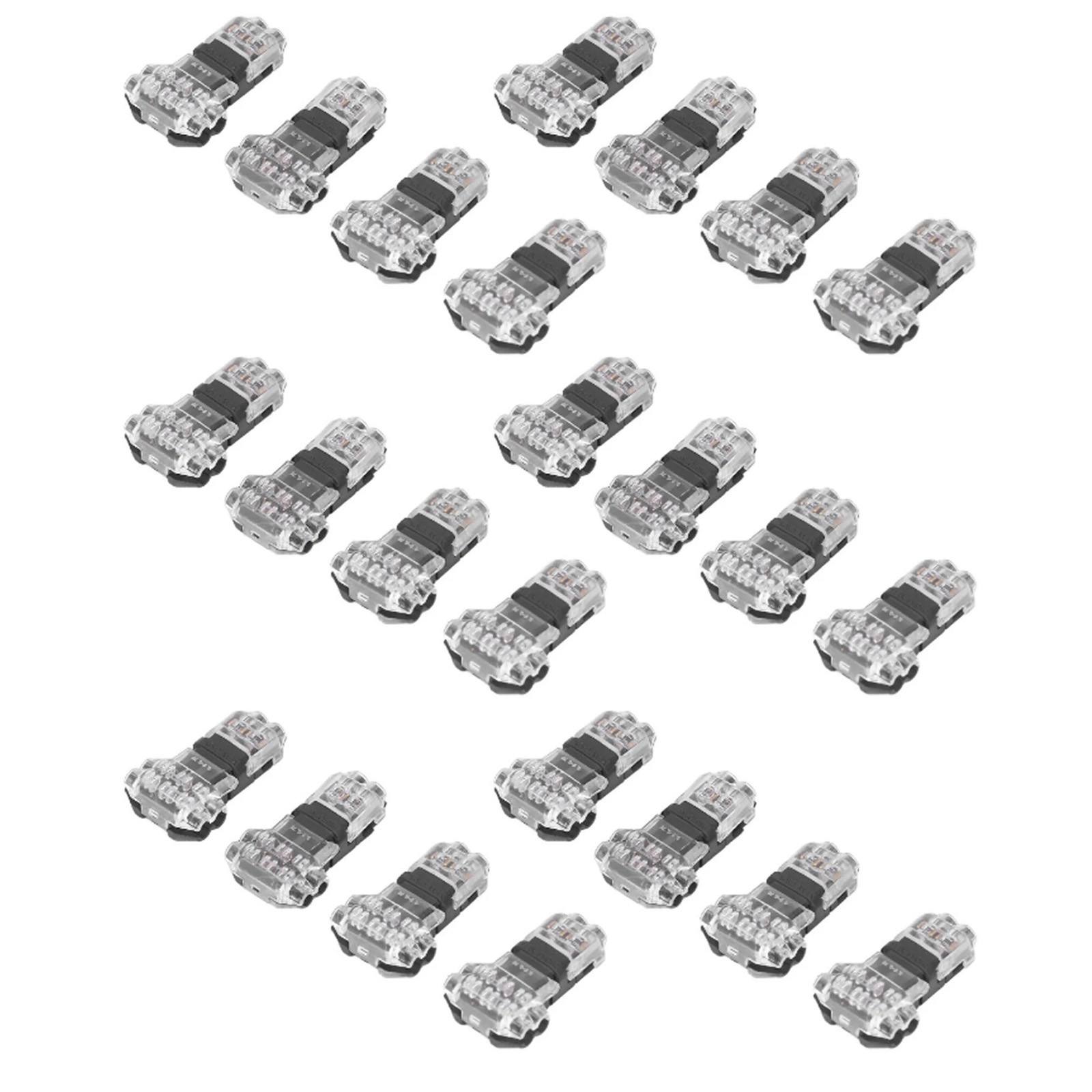 24 Pack 3 Way T Tap Electrical Connector for Wire 20 22 AWG Application Use