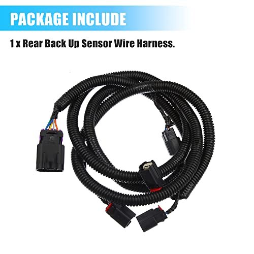 X AUTOHAUX Rear Back Up Sensor Wire Harness Fits for Chevy Suburban Tahoe