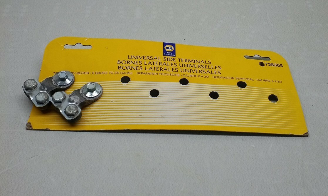 728305 Napa Universal Side Terminals 6 GA To 2/0 GA Qty 2 Pieces