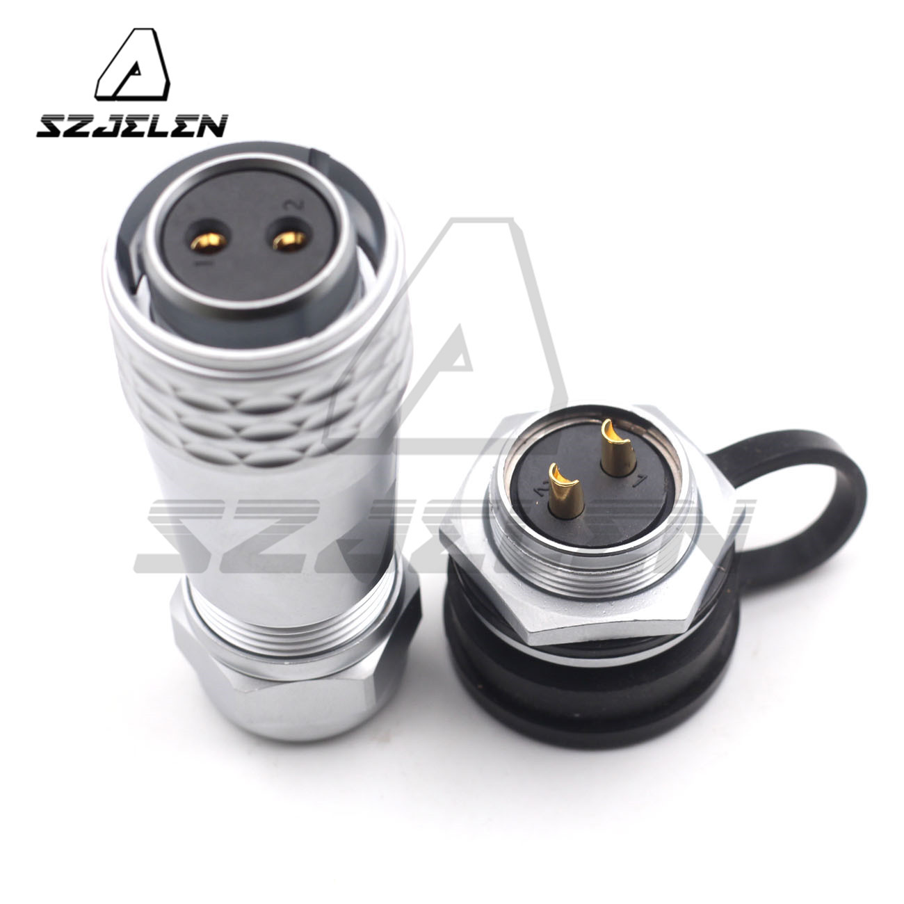 WEIPU SF20 25A 2Pin IP67 Panel Mount Industrial Electrical Cable Power Connector