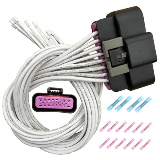 Universal Automotive Wire Harness Connector – 12/18 Gauge, 17″ Length, Multi