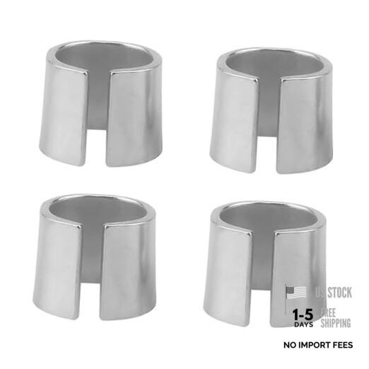 2 Pair Car Battery Post Shims, Pure Lead Auto Positive & Negative Post 4PCS