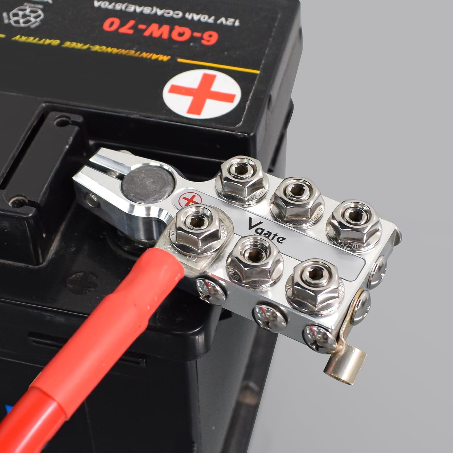 16Way Lead Acid Battery AGM Post Terminal Ends Distribution Block Bus Bar