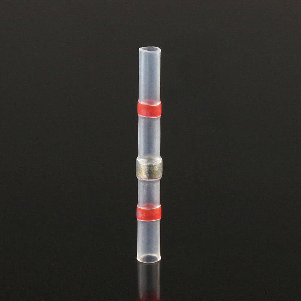 100Pcs Heat Shrink 22-18AWG Wire Connectors Solder Seal Tube Electric Terminals