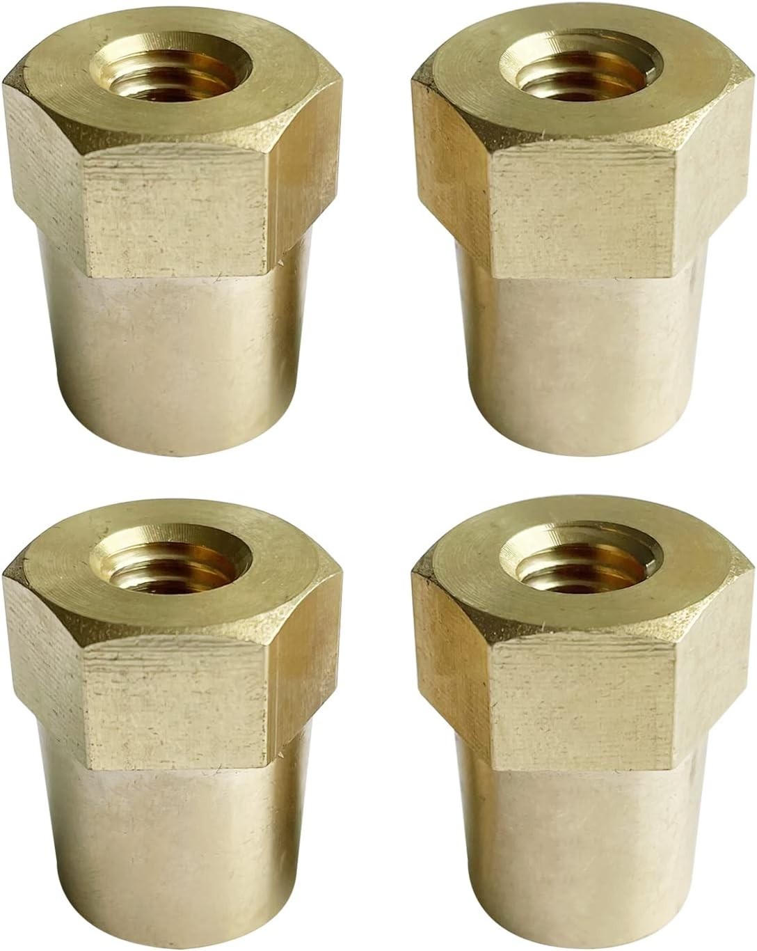 Battery Terminal Adapter 3/8″-16 Female Brass Post Extension Studs (4 Pack)
