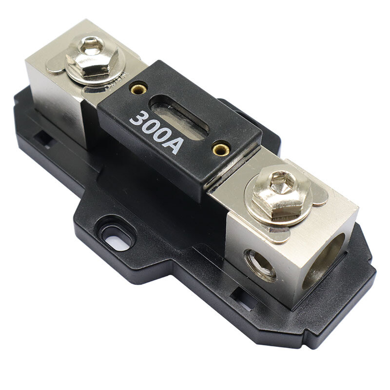 2X Car Audio 0 Gauge Inline ANL Fuse Holder 100/150/200/250/300A Fuse Universal