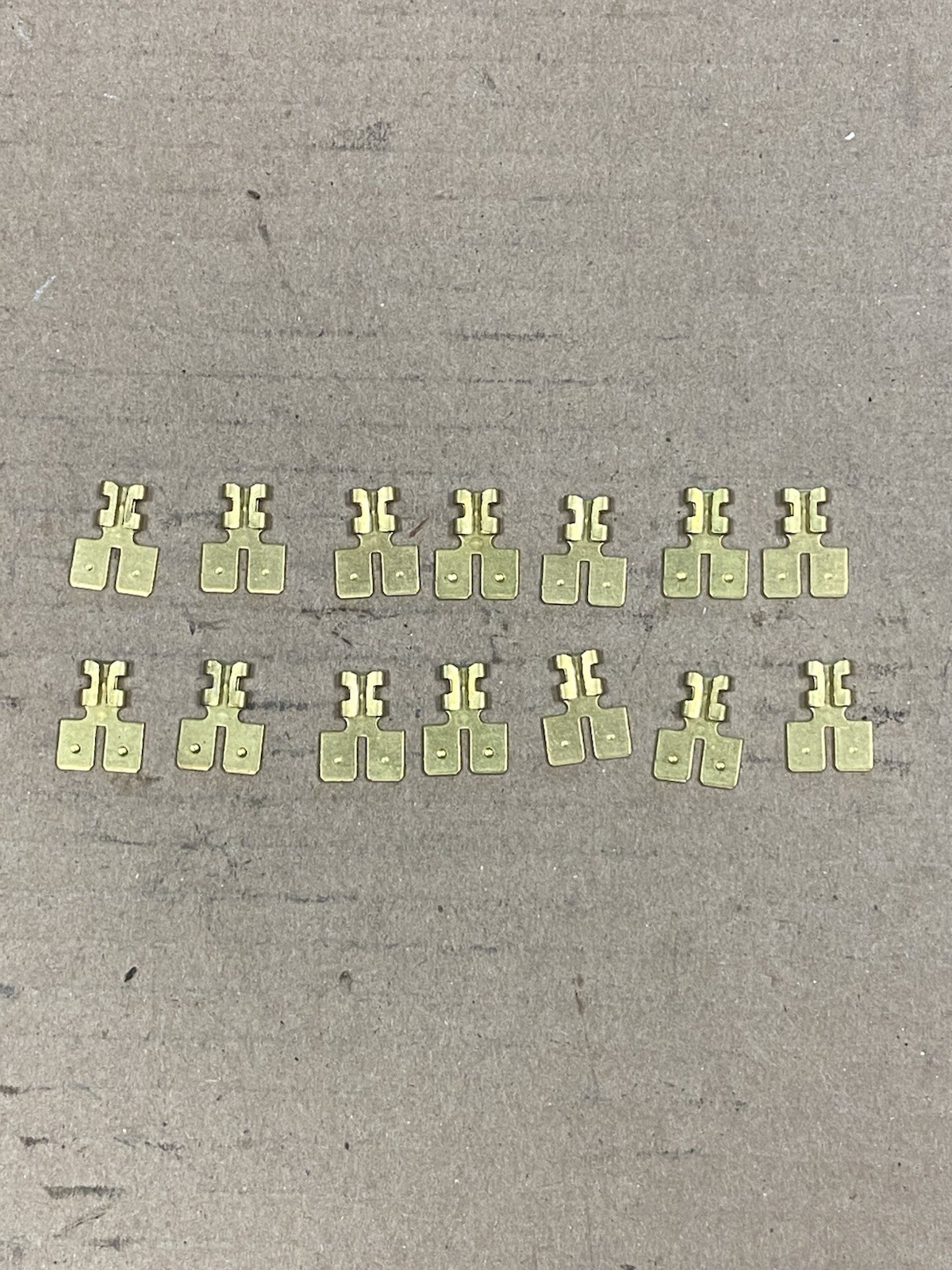(14) Double Spade Connector Wire Terminals Adapter Male Single Female.