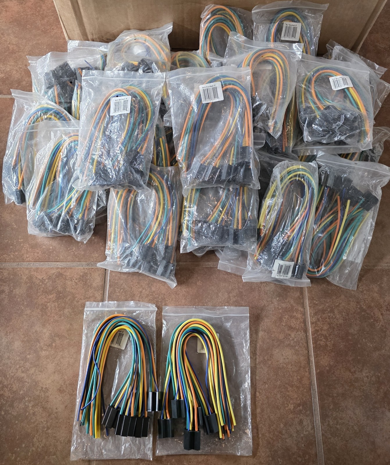 10 Pack 5 Pin Relay Socket Harness Pre-Wired Automotive Wire Connector Universal