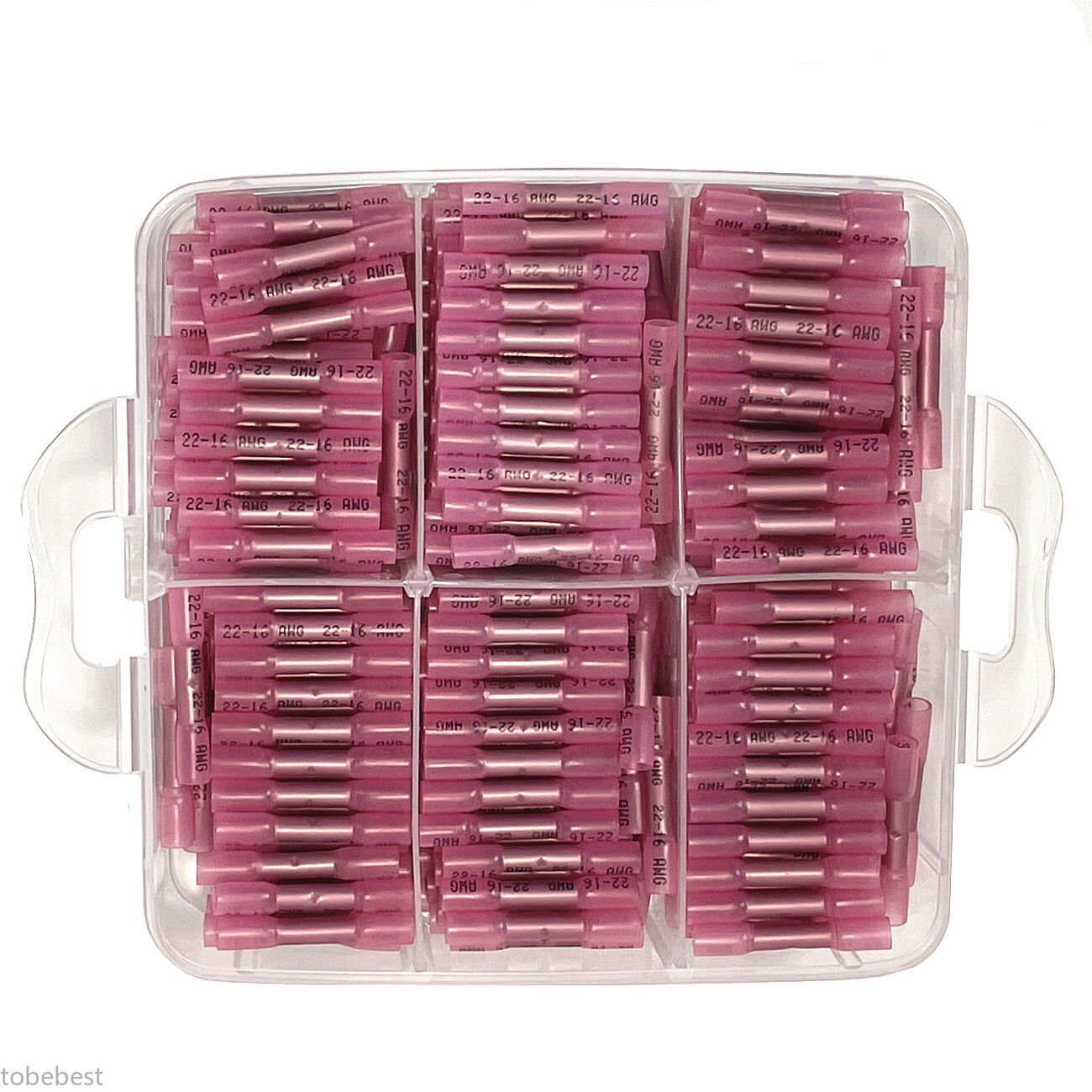 1000x Heat Shrink Butt Red Blue Yellow Waterproof Wire Connectors Seal Terminals