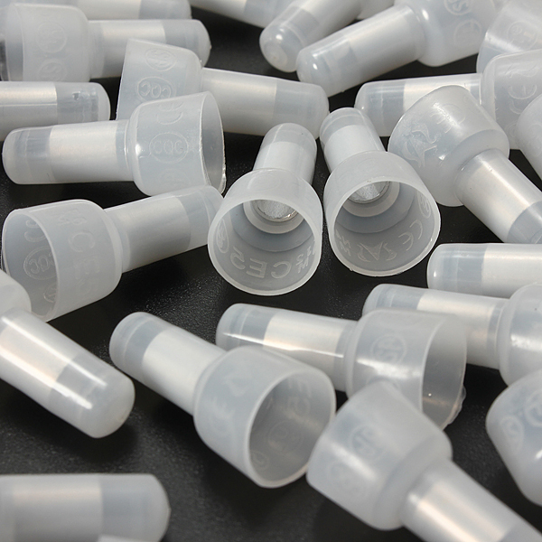 1000 PCS PACK 16-14 Gauge Transparent Closed End Crimp Cap Caps Wire UL Approve