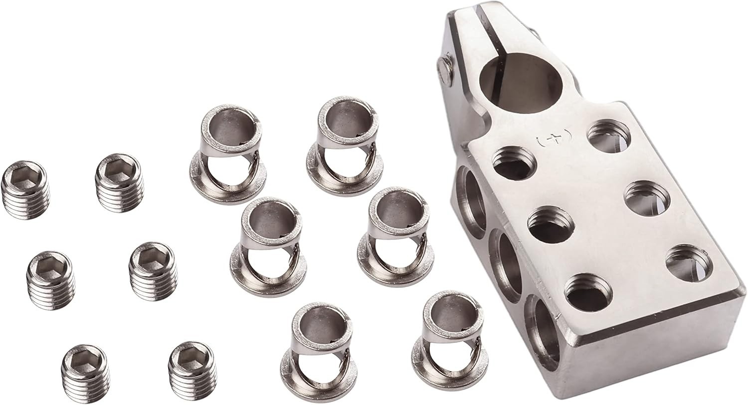 Vgate 6×1/0 Gauge AWG Lead-Acid Battery Terminals Clamp-Positive and Negative