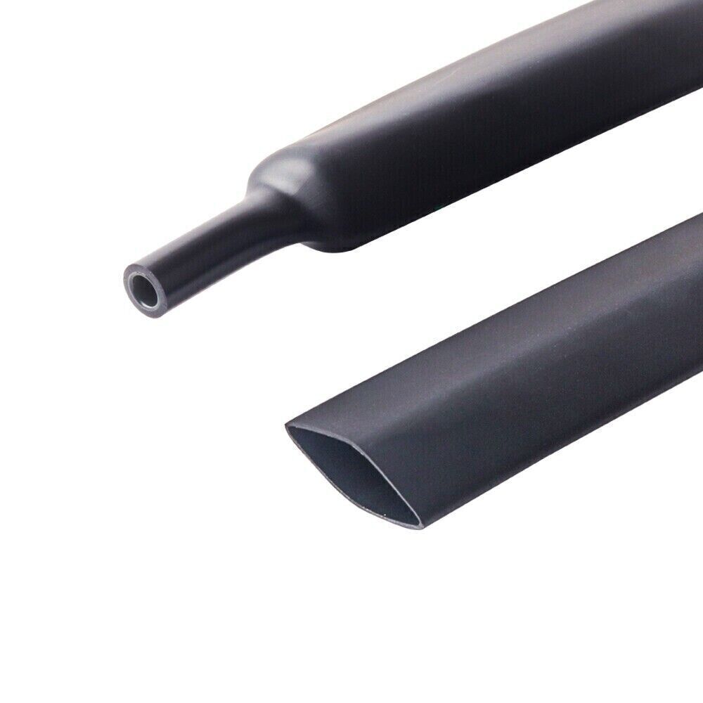 Gauge Copper Cable Lugs BLACK & RED 1/0 AWG Heat Shrink Ring Terminals/Tool