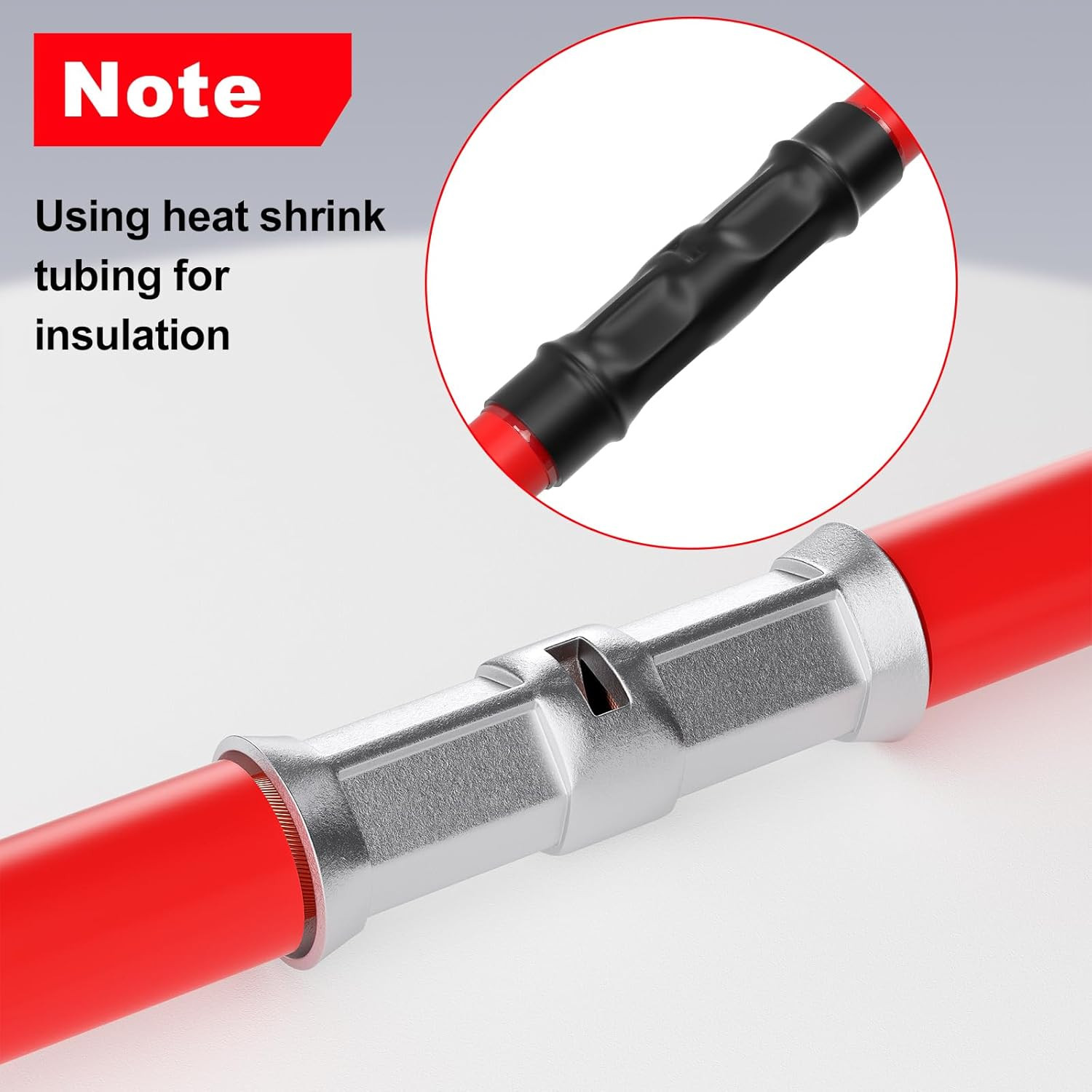 Heat Shrink Butt Connectors 6 AWG, 10 Pcs Waterproof Electrical Crimp Splice …
