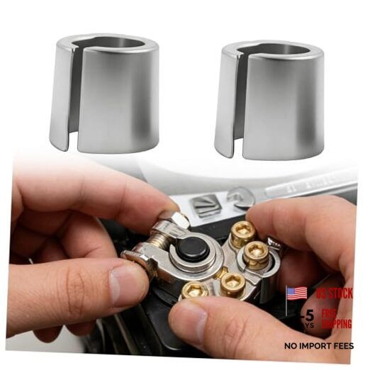 1 Pair of Car Battery Terminal Shims,Adjustable Battery Post Shims for