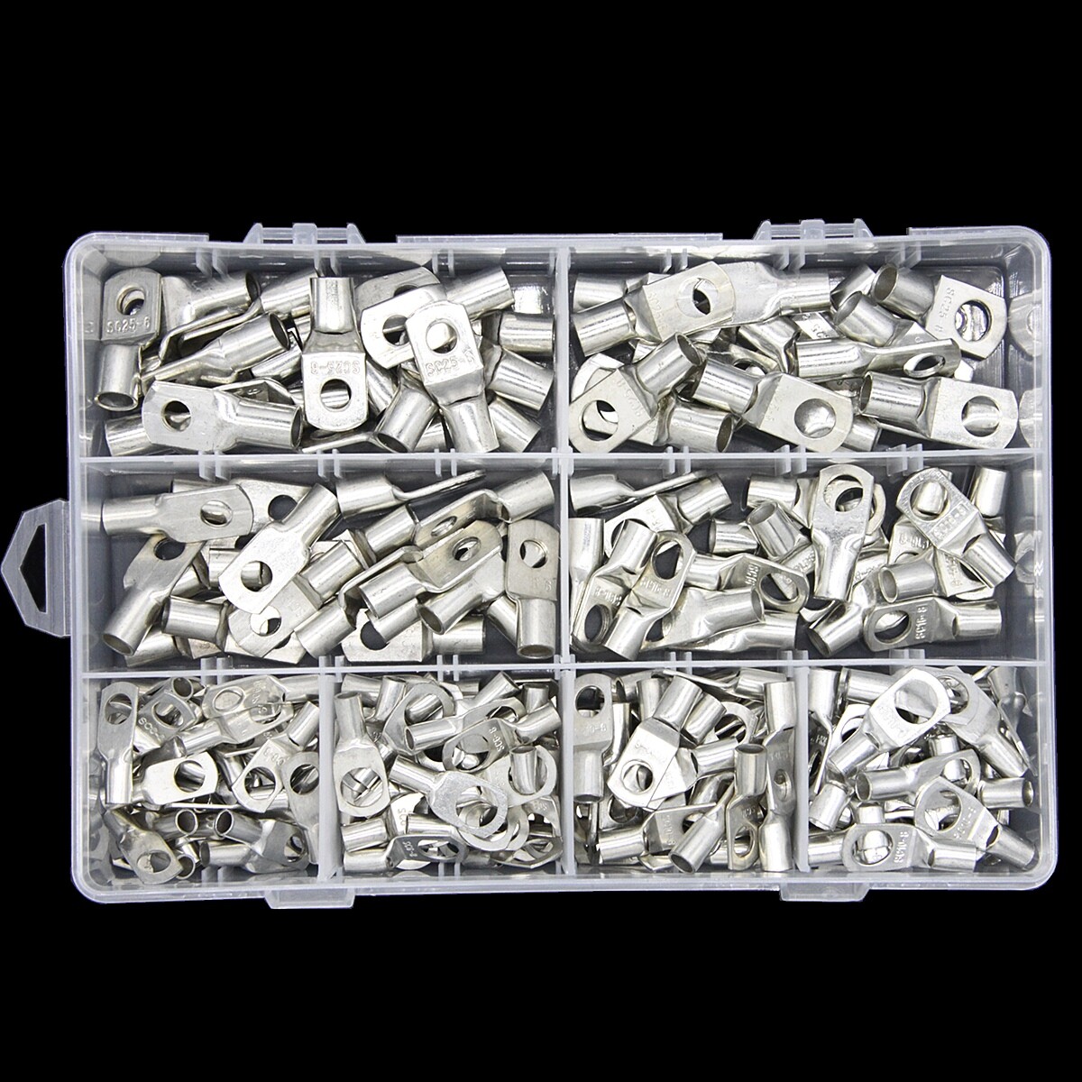 240X Assorted Automotive Copper Ring Lug Terminal Wire Cable Crimp Connector Kit