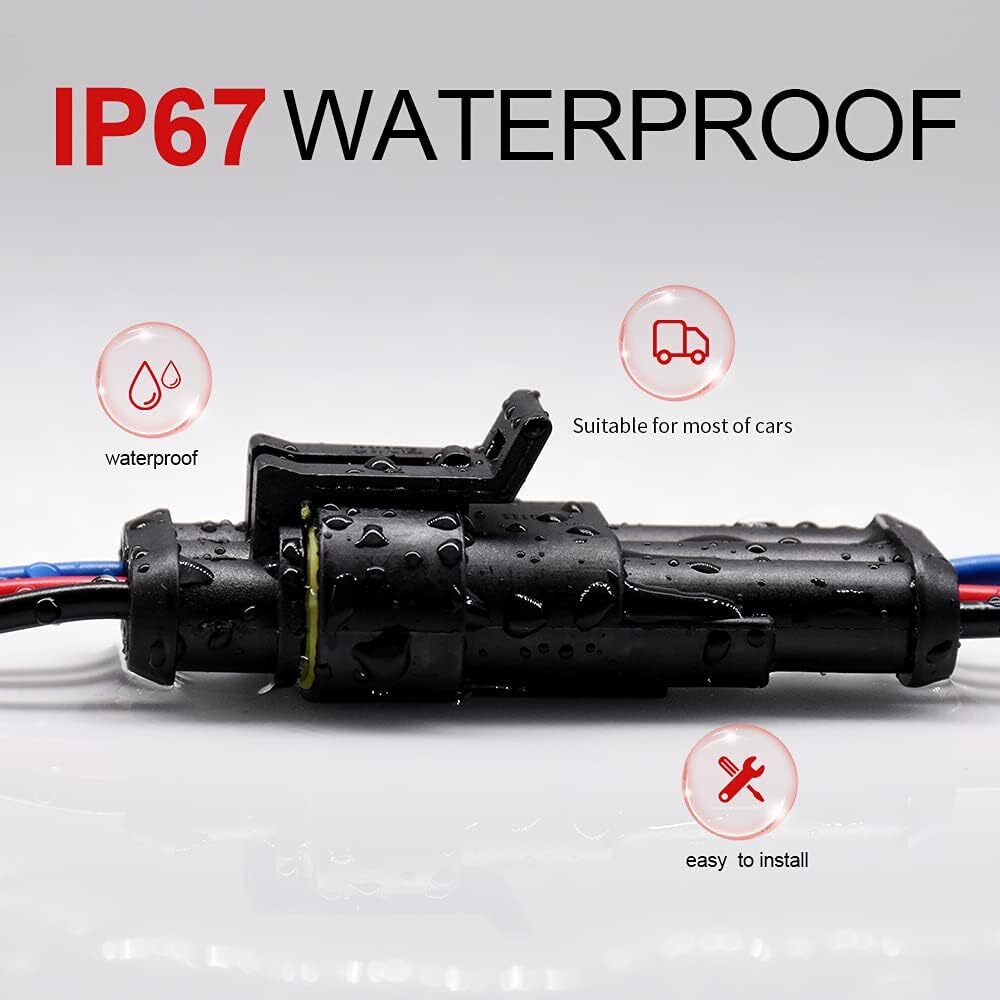 1/2/3/4/5/6 Pin/Wire Waterproof Plug Connector Male/Female Electrical Car Sealed