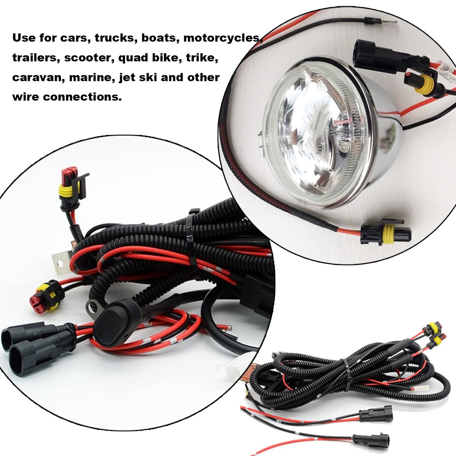 10 Kit 2 Pin Way Car Waterproof Electrical Wire Connector Plug Male Female AWG