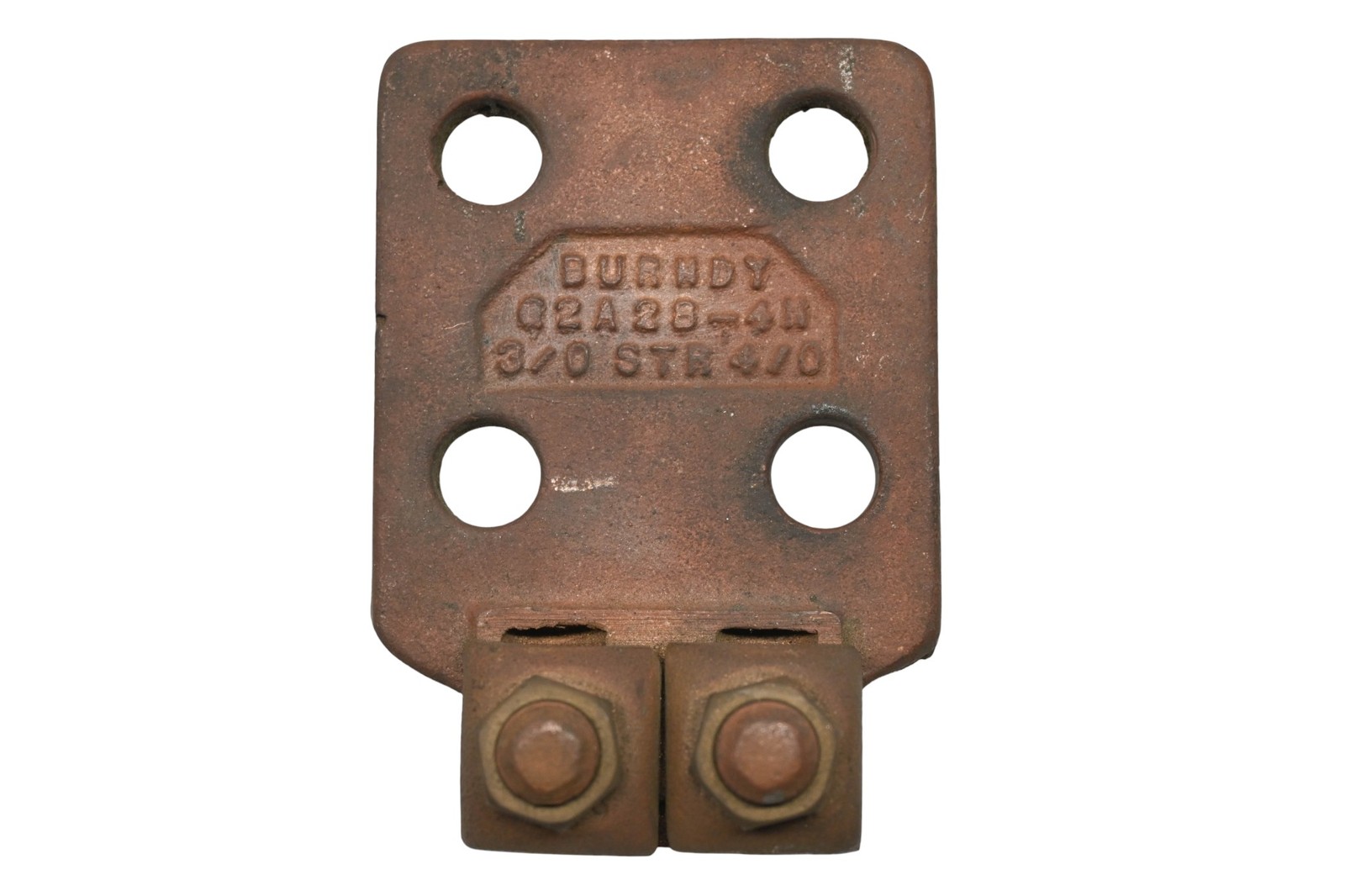 Burndy Q2A28-4N, Q2A284N Terminal Lug Assembly