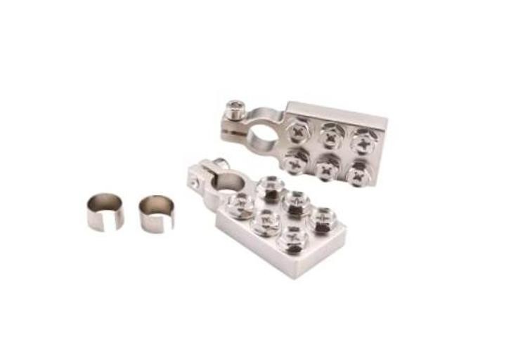 6 Way Battery Terminal Connector 6×00 (1/0) AWG Gauge Positive 6-way