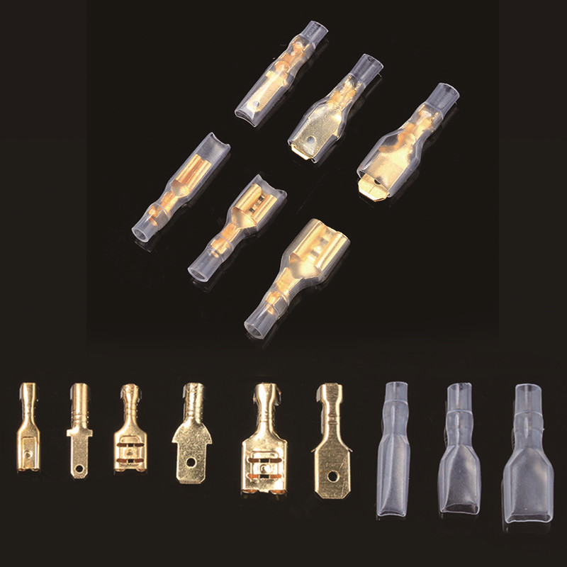 900PCS Insulated Female Male Spade Crimp Wire Connector Terminals 2.8/4.8/6.3mm