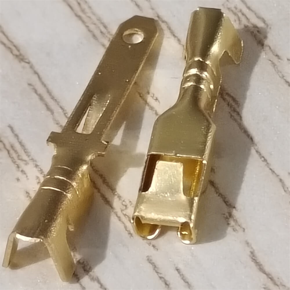 200pcs Noninsulated Male Female 2.8mm Spade Terminal Quick Splice Wire Connector