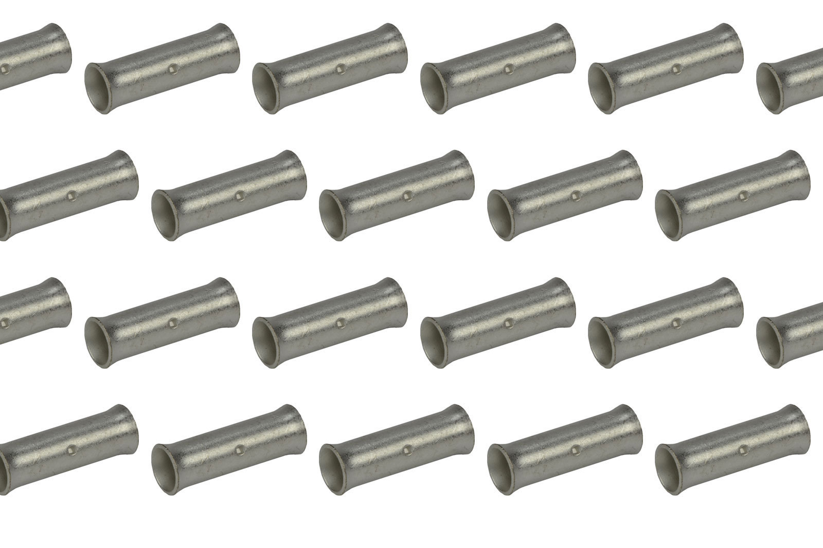 4 AWG TEMCo Butt Splice Connector Tin Plated Copper Uninsulated Gauge. 50 Pack