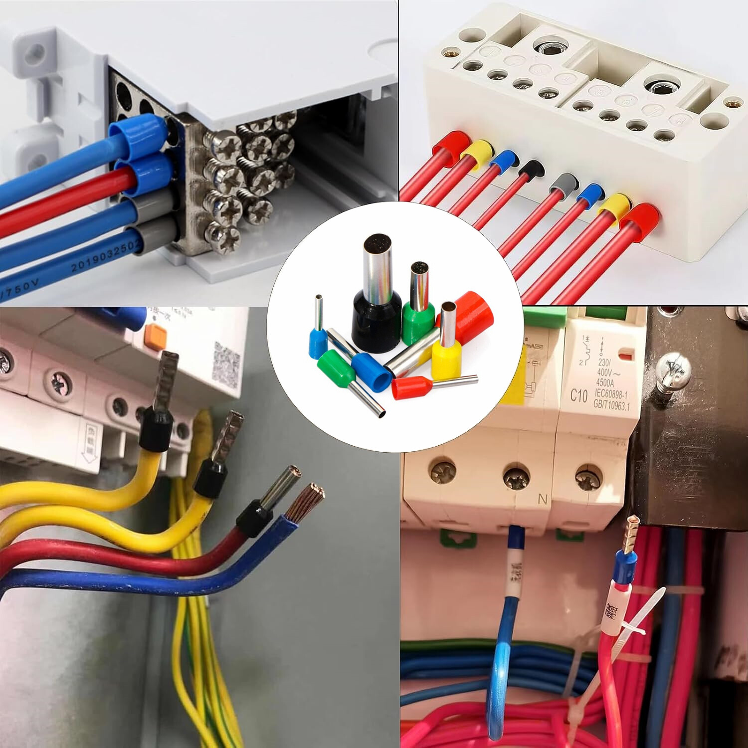 1200/1400PCS Insulated Pin Cord End Wire Ferrule Terminals Crimp Connectors Kit