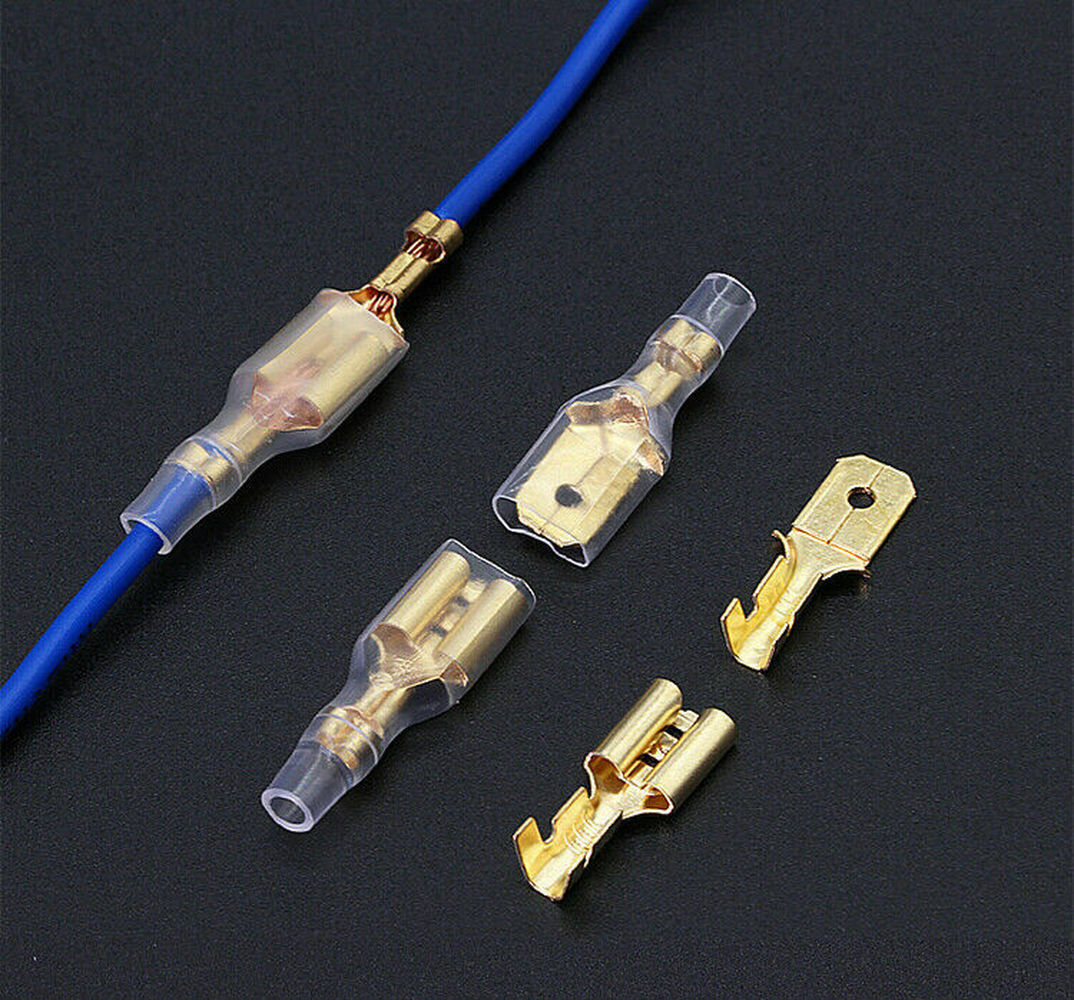 Assortment Terminals Set Electrical Wire Crimp Connectors Male Female Spade