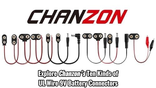UL Wires 10Packs 9V Battery Connector Clip with Leads Wires Harness Holder I-Typ