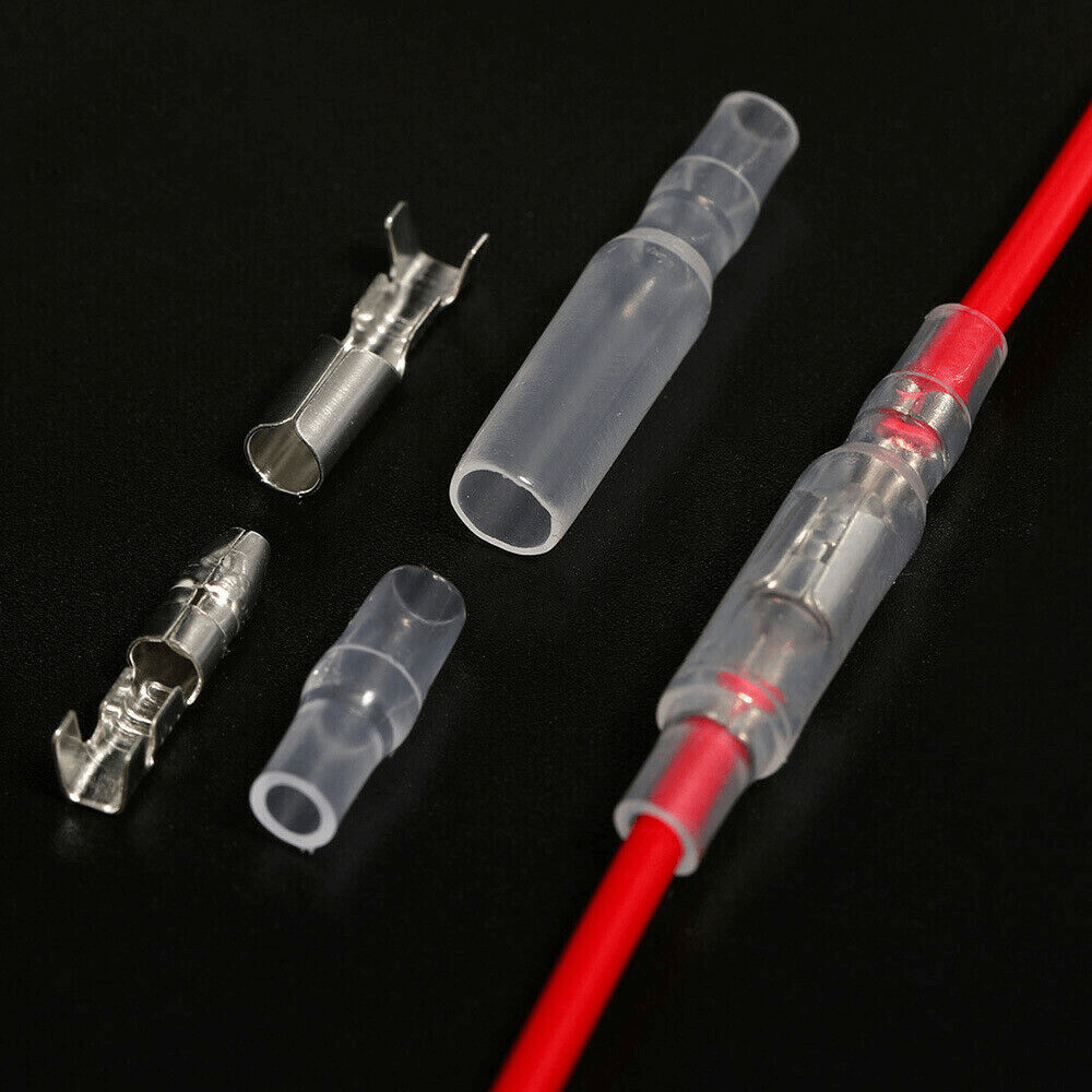 50 Pairs 4.0mm Bullet Terminal Car Electrical Wire Female Male Connector Kit