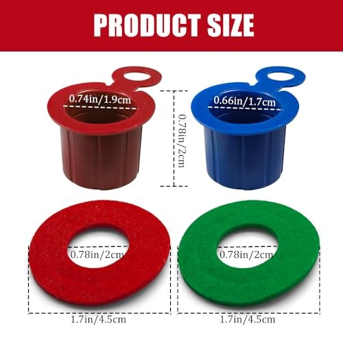 8PCS Car Battery Terminal Cover, Battery Terminal Protector, Positive Red Blue