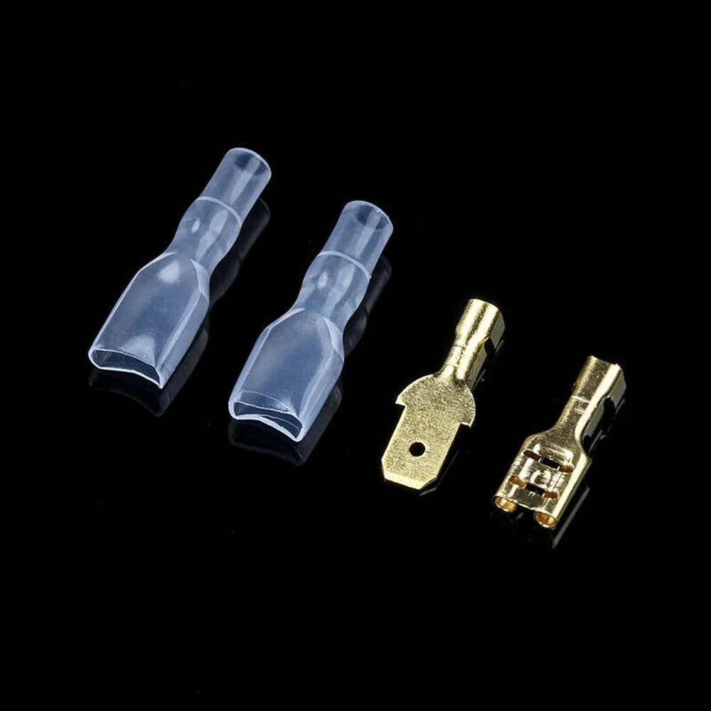 900pc Assortment Terminal Electrical Wire Crimp Connectors Male Female Spade Set