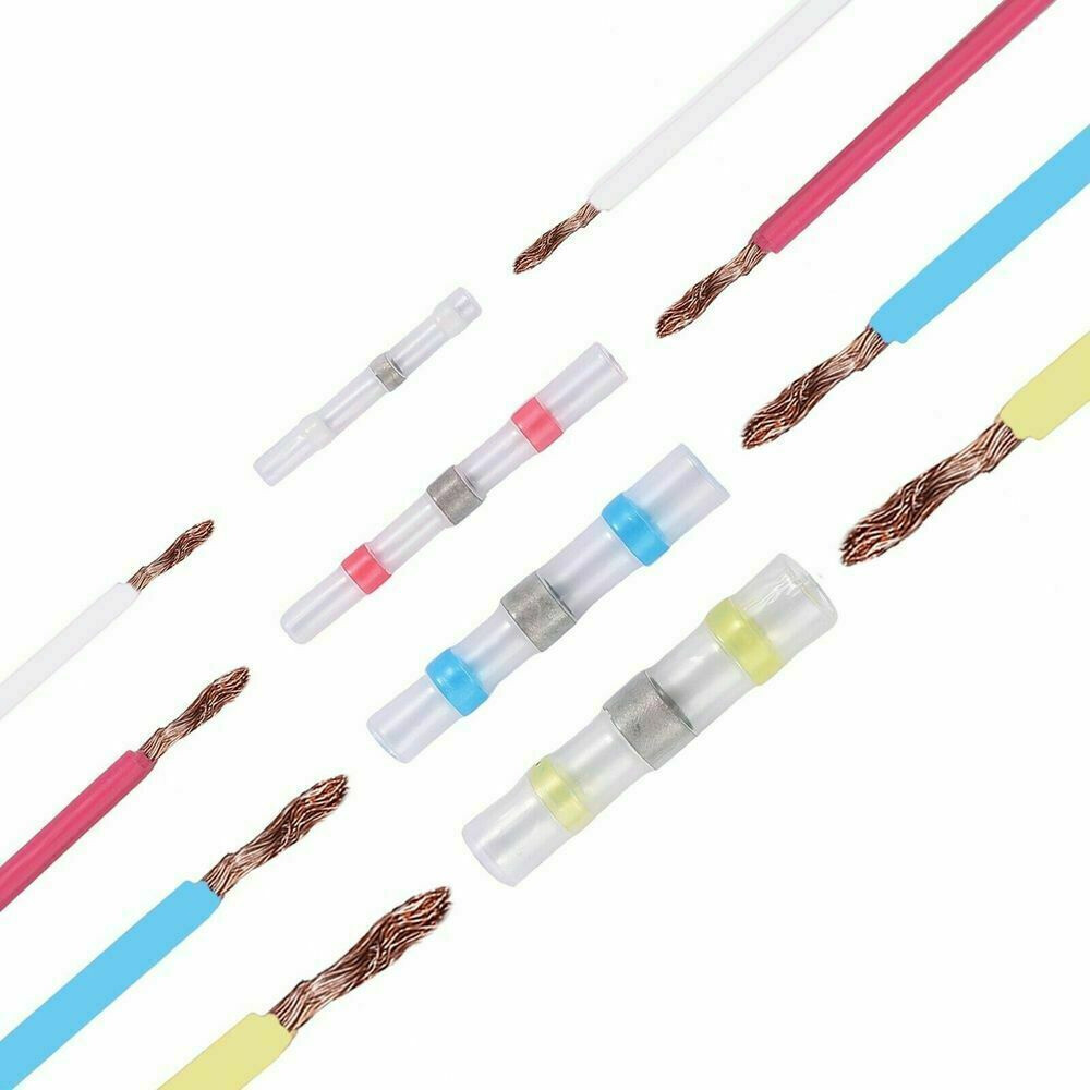 Shrink Butt AWG140Pcs Solder Sleeve Waterproof Heat 10-26 Wire Splice Connector