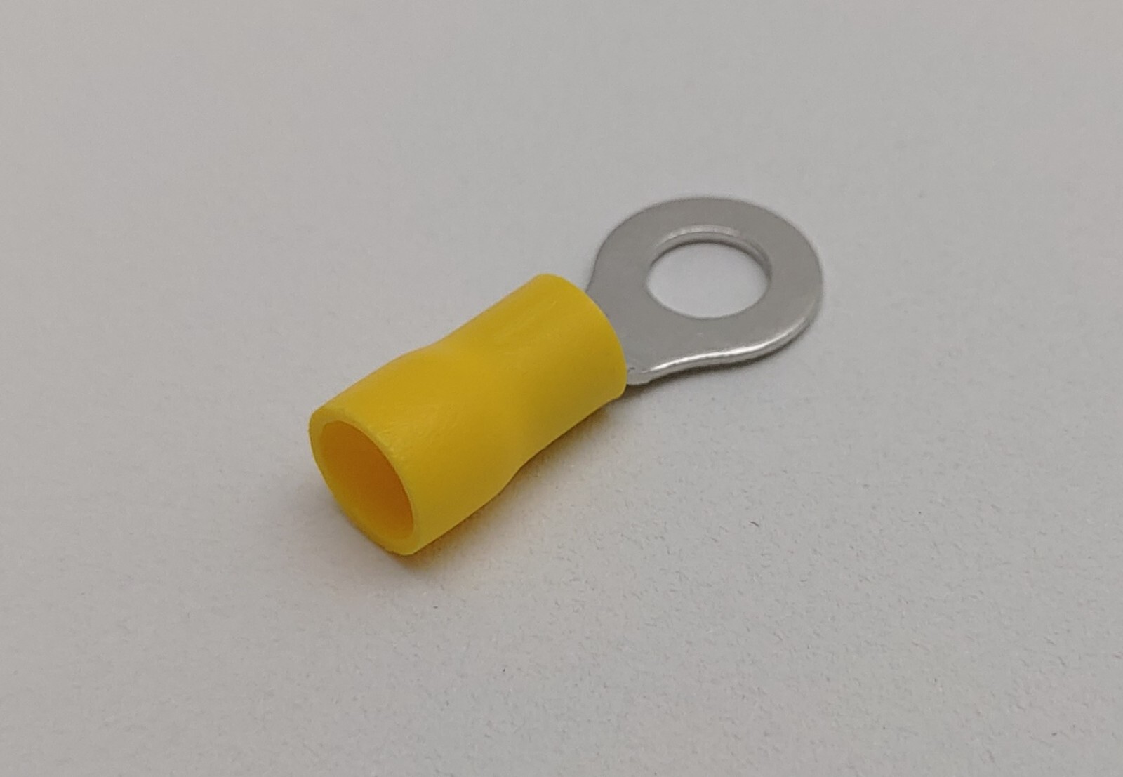 10x 12-10 AWG 1/4″ Ring Loop Terminal Wiring Wire Crimp On Insulated End PVC .25
