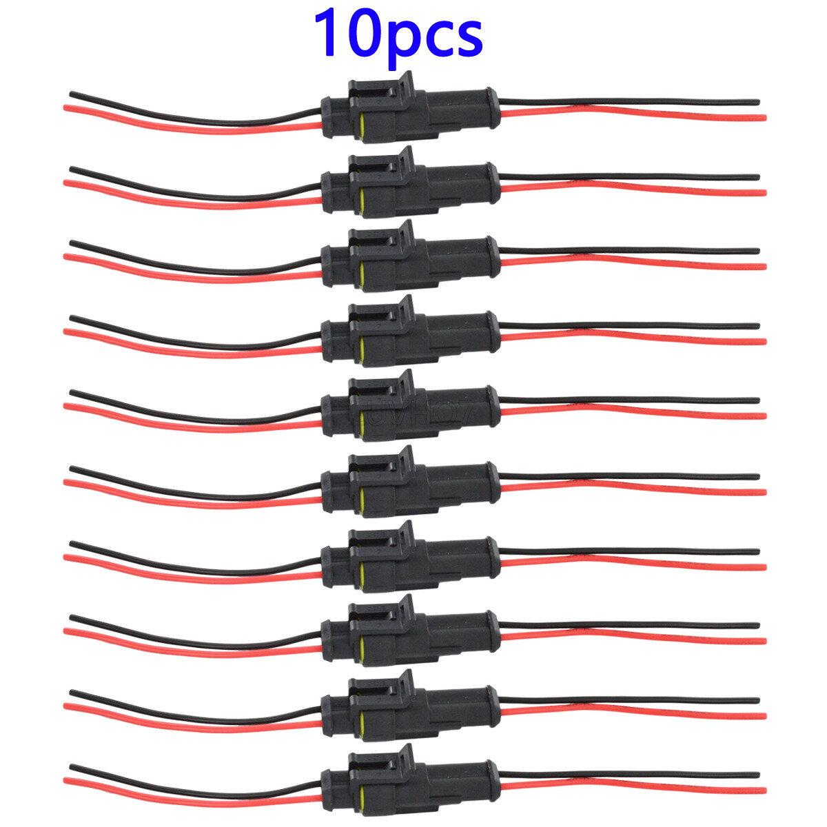 20X Car Waterproof Electrical Wire Cable Connector Male Female 2Pin Way Plug Kit