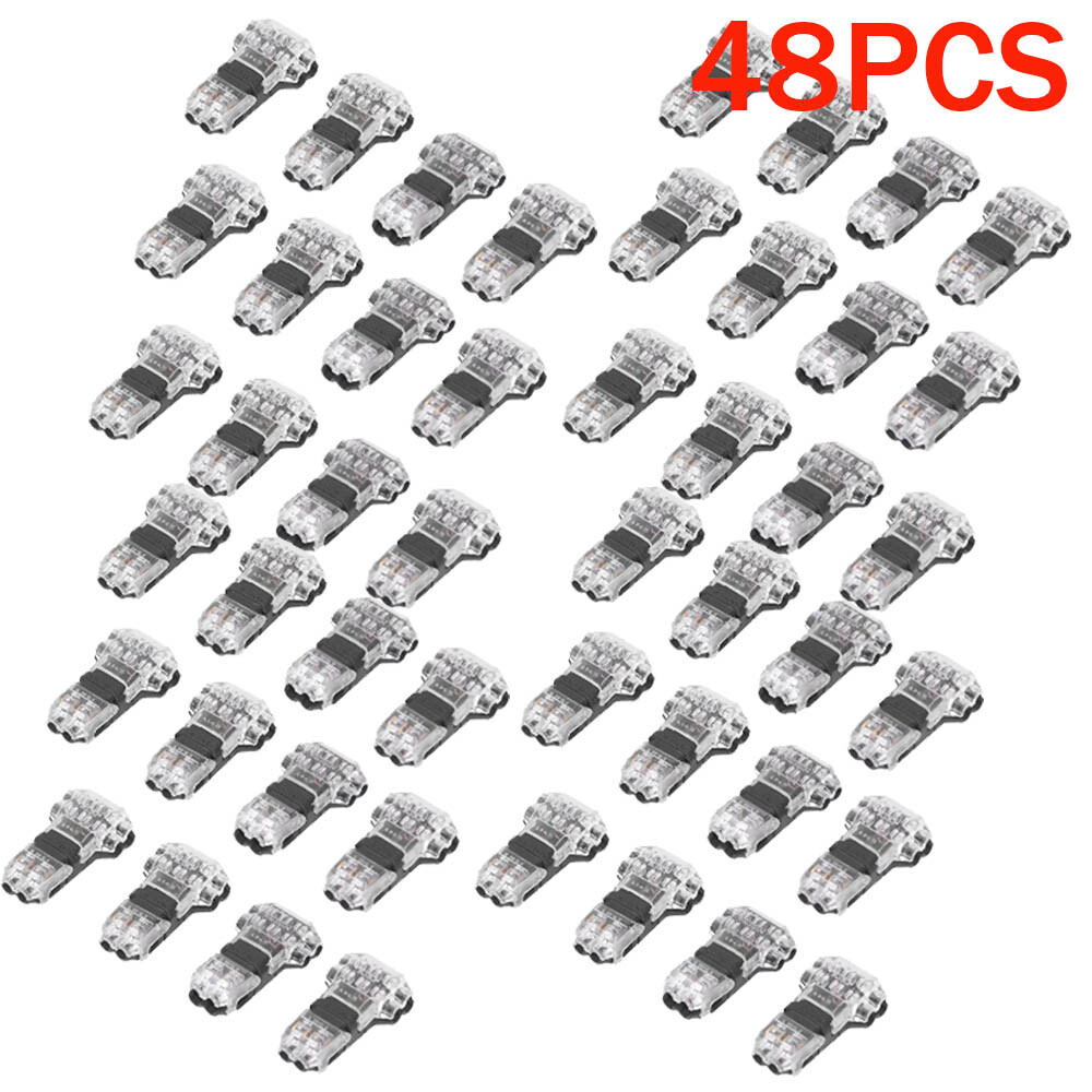 48Pcs Low Voltage T Tap Wire Connectors 3 Way Wire Connector for 18-22AWG Wire