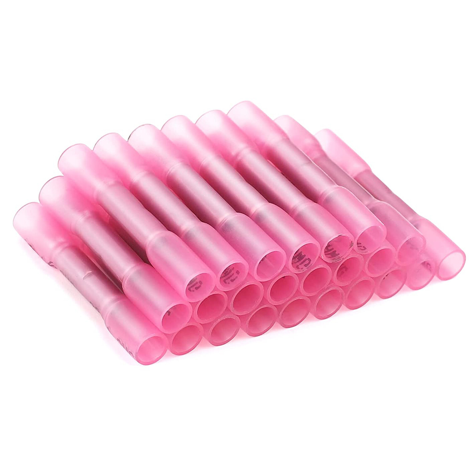 200/100Pcs Heat Shrink Butt Wire Connectors Waterproof Crimp Splice Terminal Kit
