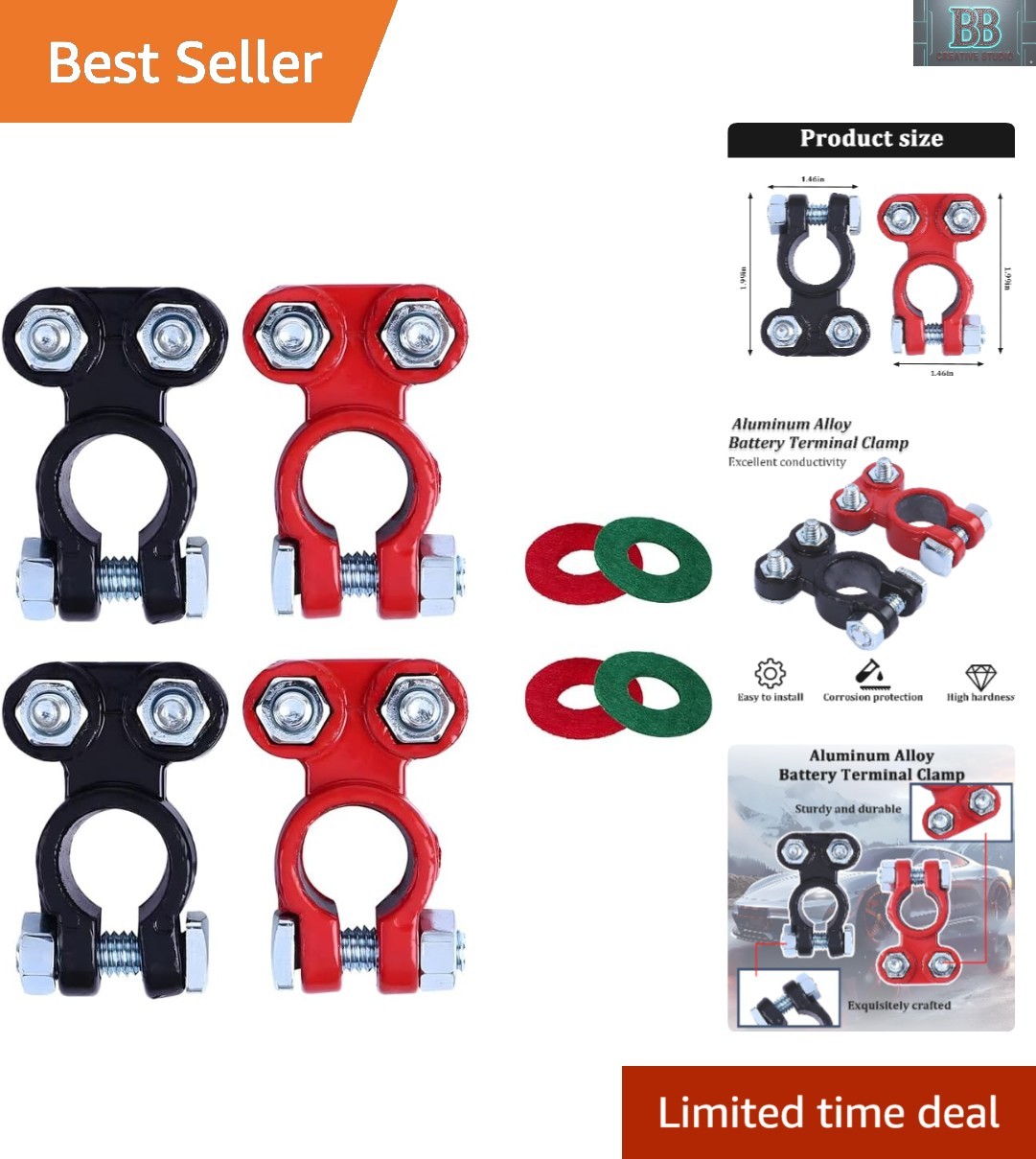 Rust-Resistant Battery Terminal Connectors – Universal Fit for All Vehicles