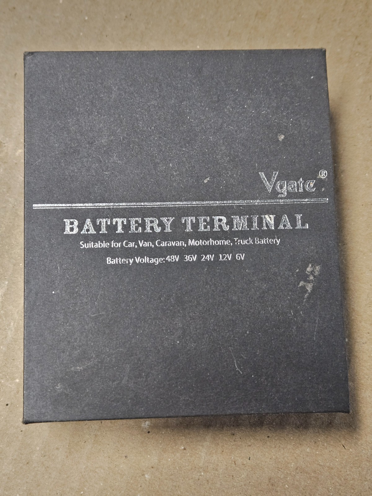 Vgate 8-Way Lead Acid Battery Terminal Connectors 8AWG–4/0 AWG SAE/DIN AGM Pair