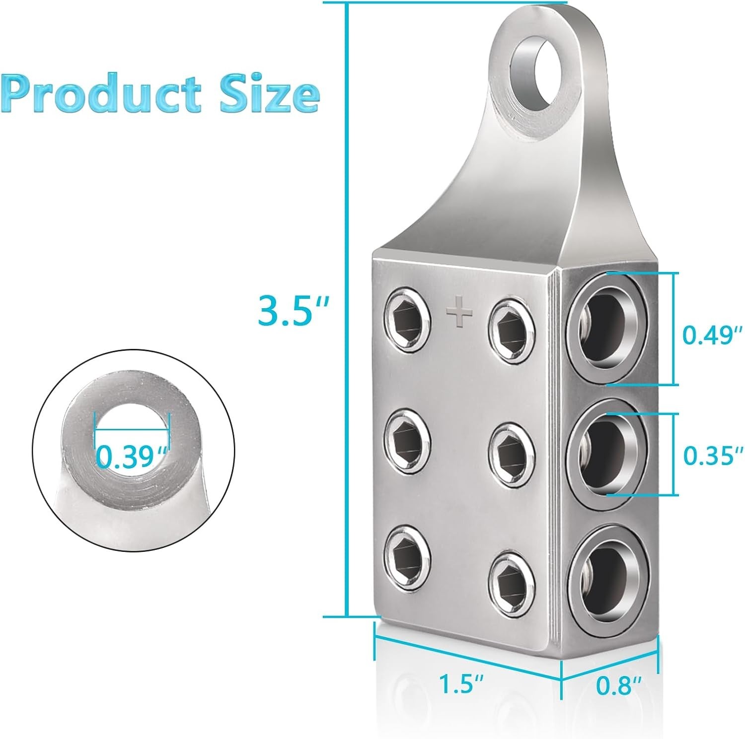 Side Post Battery Terminals 1/0-6 AWG for AGM Lead Acid Battery Lithium Battery